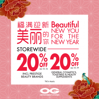 OG-Beautiful-New-You-for-the-New-Year-with-Storewide-Promotion-350x350 13-16 Jan 2022: OG Beautiful New You for the New Year with Storewide Promotion