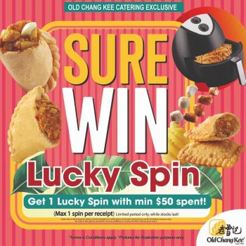 Old-Chang-Kee-Sure-Win-Lucky-Spin-Contest-350x350 13 Jan 2022 Onward: Old Chang Kee Sure Win Lucky Spin Contest