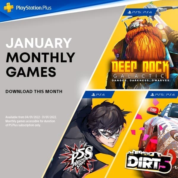 631 Jan 2022 PlayStation Asia January Monthly Games Promotion SG