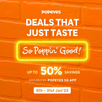 Popeyes-App-Promotion-Up-To-50-OFF-5-January-2022-31-January-2022--350x350 5-31 Jan 2022: Popeyes App Promotion Up To 50% OFF