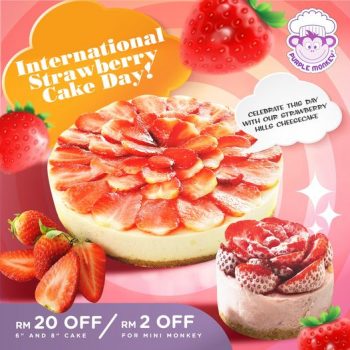 Purple-Monkey-Happy-International-Strawberry-Cake-Day-Promotion-350x350 14-15 Jan 2022: Purple Monkey Happy International Strawberry Cake Day Promotion