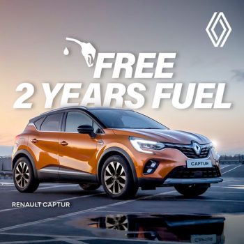 Renault-Free-2-Years-Fuel-Promotion-350x350 3 Jan 2022 Onward: Renault Free 2 Years Fuel Promotion