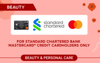 Shopee-Beauty-Category-Promotion-with-Standard-Chartered-Bank-Mastercard-Credit-Cards-350x221 17 Jan-28 Feb 2022: Shopee Beauty Category Promotion with Standard Chartered Bank Mastercard Credit Cards