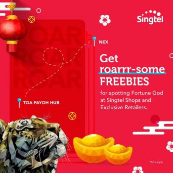Singtel-Get-roar-some-freebies-350x350 29 Jan-15 Feb 2022: Singtel Get roar some freebies