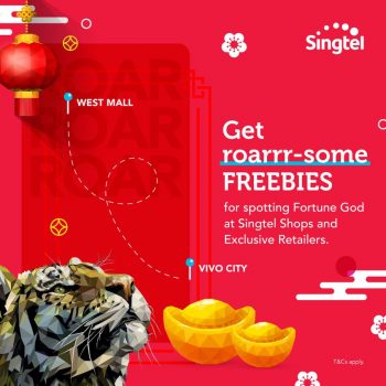 Singtel-Roar-Some-Freebies-Deals-350x350 30 Jan 2022: Singtel Roar Some Freebies Deals