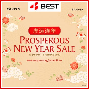 Sony-BRAVIA-TVs-Prosperous-New-Year-Promotion-at-BEST-Denki-350x350 13 Jan-6 Feb 2022: Sony BRAVIA TVs Prosperous New Year Promotion at BEST Denki