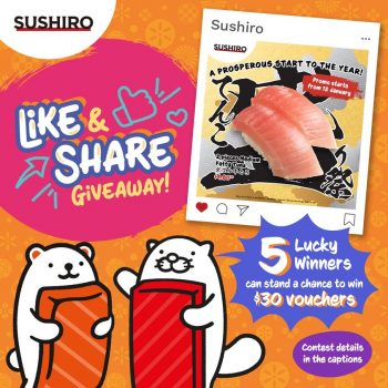 Sushiro-Like-Share-Giveaway-350x350 Now till 20 Jan 2022: Sushiro Like & Share Giveaway