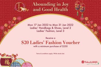 Takashimaya-Department-Store-Ladies-Fashion-voucher-Promotion1-350x233 17-31 Jan 2022: Takashimaya Department Store Ladies' Fashion voucher Promotion