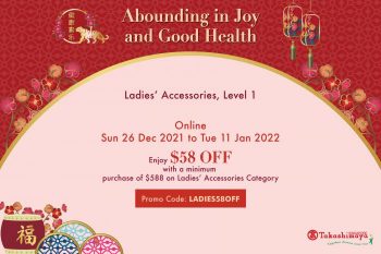 Takashimaya-Ladies-Accessories-Chinese-New-Year-Promotion-350x233 Now till 11 Jan 2022: Takashimaya Ladies Accessories Chinese New Year Promotion