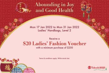 Takashimaya-Ladies-Fashion-Voucher-Promotion-350x233 19-31 Jan 2022: Takashimaya Ladies Fashion Voucher Promotion