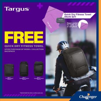 Targus-Work-Collection-Backpack-Promotion-at-Challenger-350x350 27 Jan-28 Feb 2022: Targus Work+ Collection Backpack Promotion at Challenger