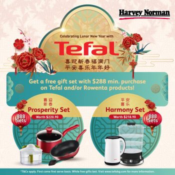 Tefal-Chinese-New-Year-Essentials-Promotion-at-Harvey-Norman-350x350 12 Jan 2022 Onward: Tefal Chinese New Year Essentials Promotion at Harvey Norman