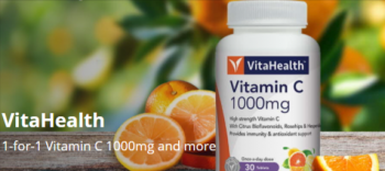 VitaHealth-1-for-1-Vitamin-C-1000mg-Promotion-with-DBS-350x156 15 Jan-30 Apr 2022: VitaHealth 1-for-1 Vitamin C 1000mg Promotion with DBS