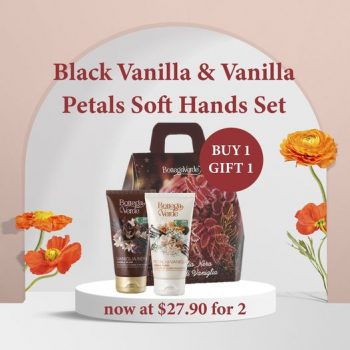 19-Feb-2022-Onward--350x350 19 Feb 2022 Onward: Bottega Verde Black Vanilla & Vanilla Petals Soft Hands Set Promotion