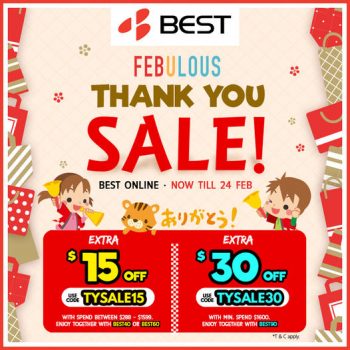 BEST-Denki-FEBULOUS-Thank-You-Sale-350x350 18-24 Feb 2022: BEST Denki FEBULOUS Thank You Sale