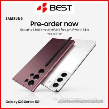 BEST-Denki-Samsung-Galaxy-S22-Series-5G-Pre-order-Promotion-350x350 10 Feb-3 Mar 2022: BEST Denki Samsung Galaxy S22 Series 5G Pre-order Promotion
