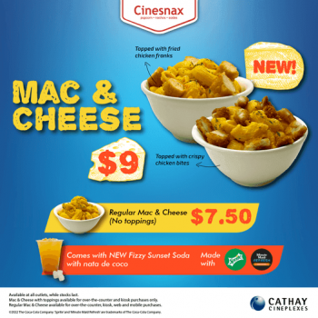 Cathay-Cineplexes-Classic-Mac-Cheese-Promotion-350x350 19 Feb 2022 Onward: Cathay Cineplexes Classic Mac & Cheese Promotion