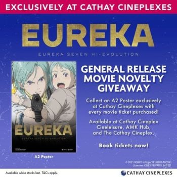 Cathay-Cineplexes-Eureka-Seven-Hi-Evolution-3-ticket-stubs-Promotion-350x350 19 Feb 2022 Onward: Cathay Cineplexes Eureka Seven Hi-Evolution 3 ticket stubs Giveaway