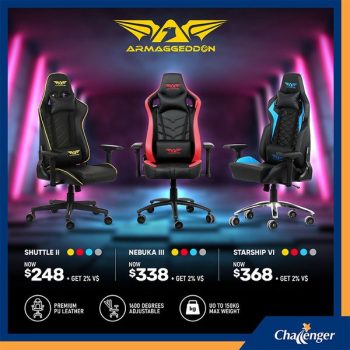 Challenger-Armaggeddon-Gaming-Chair-Automatic-Table-Promotion-350x350 18 Feb 2022 Onward: Challenger Armaggeddon Gaming Chair & Automatic Table Promotion