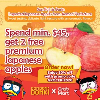 DON-DON-DONKI-Free-JAPANESE-APPLES-from-Aomori-Prefecture-Promotion-350x350 5 Feb 2022 Onward: DON DON DONKI Free JAPANESE APPLES from Aomori Prefecture Promotion