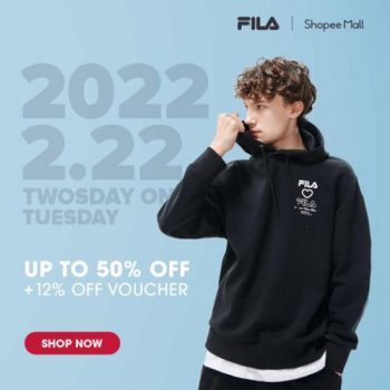 FILA-Shopee-Twosday-Sale-Up-To-50-OFF--350x350 22-28 Feb 2022: FILA Shopee Twosday Sale Up To 50% OFF