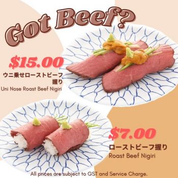 Fish-Mart-Sakuraya-roast-beef-nigiri-Promotion-350x350 22 Feb 2022 Onward: Fish Mart Sakuraya roast beef nigiri Promotion