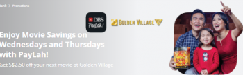 Golden-Village-Movie-Tickets-on-Wednesdays-and-Thursdays-Promotion-with-DBS-PayLah-350x109 14 Feb-30 Jun 2022: Golden Village Movie Tickets on Wednesdays and Thursdays Promotion with DBS PayLah