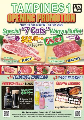 Gyu-Kaku-Japanese-BBQ-Restaurant-Tampines-1-Outlet-Opening-Promotion-350x496 16-18 Feb 2022: Gyu-Kaku Japanese BBQ Restaurant Tampines 1 Outlet Opening Promotion