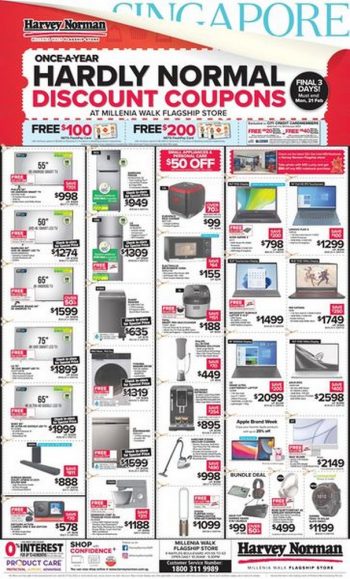 Harvey-Norman-Hardly-Normal-Discount-Coupons-Promo-1-350x579 Now till 25 Feb 2022: Harvey Norman Hardly Normal Discount Coupons Promo