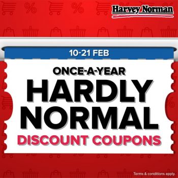 Harvey-Norman-Hardly-Normal-Discount-Coupons-Promotion-1-350x350 10-21 Feb 2022: Harvey Norman Hardly Normal Discount Coupons Promotion