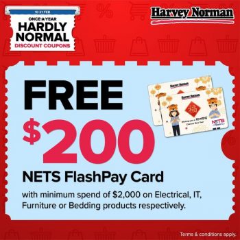 Harvey-Norman-Hardly-Normal-Discount-Coupons-Promotion2-350x350 10-21 Feb 2022: Harvey Norman Hardly Normal Discount Coupons Promotion