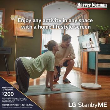 Harvey-Norman-LG-StanbyME-Promotion-350x350 1-28 Feb 2022: Harvey Norman LG StanbyME Promotion