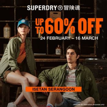 Isetan-60-OFF-Superdry-Promotion-350x350 24 Feb-16 Mar 2022: Isetan 60% OFF Superdry Promotion