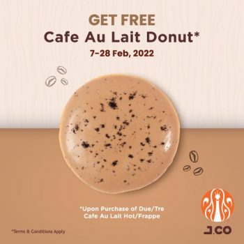 J.CO-Cafe-Au-Lait-donut-Promotion-350x350 7-28 Feb 2022: J.CO Cafe Au Lait donut Promotion