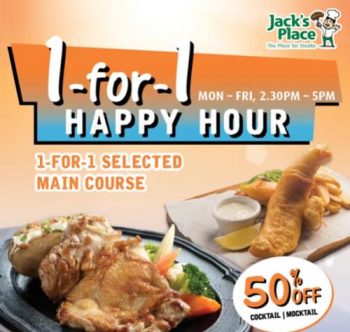 Jacks-Place-Happy-Hour-1-For-1-Promotion-350x332 21 Feb 2022 Onward: Jack's Place Happy Hour 1-For-1 Promotion