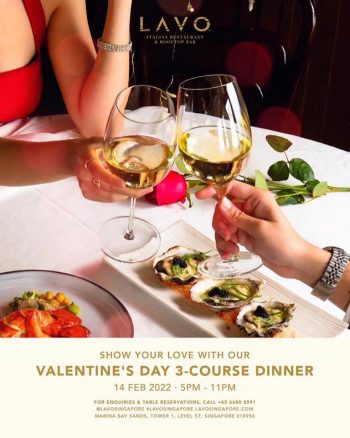 LAVO-Valentines-Day-3-Course-Dinner-Menu-Promotion-350x438 14 Feb 2022: LAVO Valentine's Day 3-Course Dinner Menu Promotion