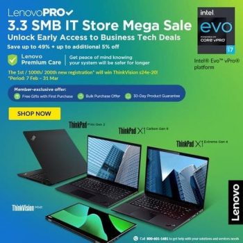 Lenovo-3.3-Mega-Sale-350x350 23 Feb-31 Mar 2022: Lenovo 3.3 Mega Sale