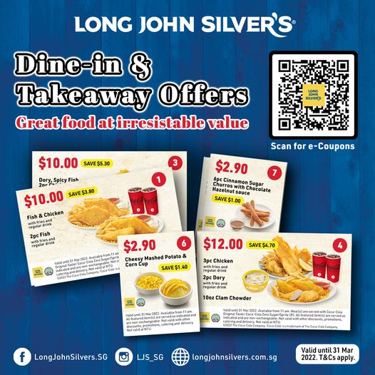 16 Feb-31 Mar 2022: Long John Silver's Dine-In and Takeaway Coupons ...