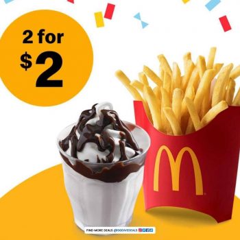 McDonalds-Fries-Sundae-for-only-2-Promotion-350x350 31 Jan - 06 Feb 2022: McDonald's Fries & Sundae for only $2 Promotion