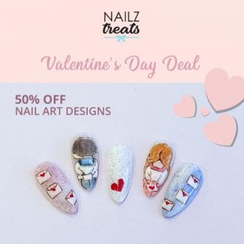 Nailz-Treats-The-Clementi-Mall-Valentines-Day-Promotion-350x350 14-28 Feb 2022: Nailz Treats The Clementi Mall Valentine's Day Promotion