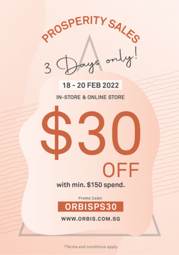 ORBIS-3-days-only-Prosperity-Sales-350x498 18-20 Feb 2022: ORBIS 3 days only Prosperity Sales