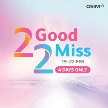 OSIM-2-Good-2-Miss-Promotion-Up-To-58-OFF-350x350 19-22 Feb 2022: OSIM 2 Good 2 Miss Promotion Up To 58% OFF