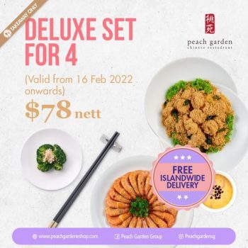 Peach-Garden-Group-Deluxe-Set-for-4-Promotion-350x350 16 Feb 2022 Onward: Peach Garden Group Deluxe Set for 4 Promotion