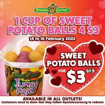 Potato-Corner-cup-of-Sweet-Potato-Balls-Promotion-350x350 14-16 Feb 2022: Potato Corner cup of Sweet Potato Balls Promotion