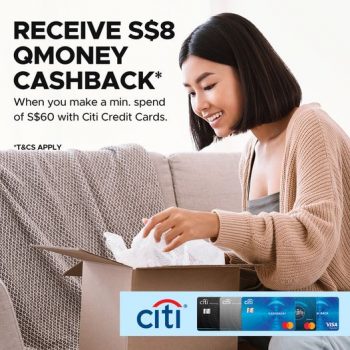 Qoo10-Qmoney-Cashback-Promotion-with-Citi-Credit-Card-350x350 6-28 Feb 2022: Qoo10 Qmoney Cashback Promotion with Citi Credit Card