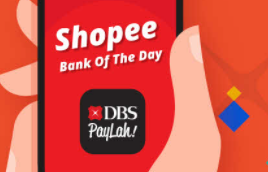 Shopee-Bank-Of-The-Day-with-DBS-PayLah 20 Jan-29 Dec 2022: Shopee Bank Of The Day with DBS PayLah