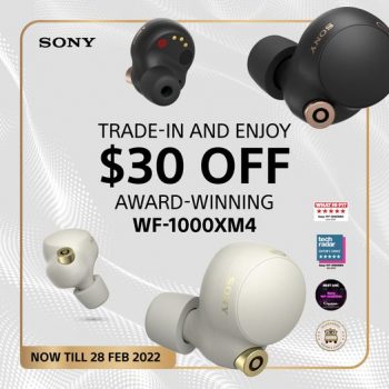 Stereo-Electronics-Sony-WF-1000XM4-Truly-Wireless-Earphones-Promotion-350x350 8-28 Feb 2022: Stereo Electronics Sony WF-1000XM4 Truly Wireless Earphones Promotion