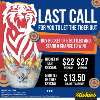 Stickies-Bar-5-Tiger-Crystal-Bottles-Bundles-Promotion-350x350 18 Feb 2022 Onward: Stickies Bar 5 Tiger Crystal Bottles Bundles Promotion