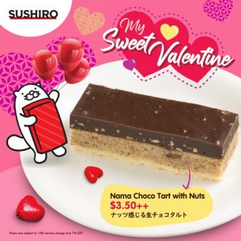 Sushiro-Nama-Choco-Tart-with-Nuts-Promotion-350x350 12 Feb 2022 Onward: Sushiro Nama Choco Tart with Nuts Promotion