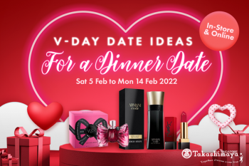 Takashimaya-Department-Store-Valentines-Day-Ideas-for-a-dinner-date-Promotion-350x233 5-14 Feb 2022: Takashimaya Department Store Valentine's Day Ideas for a dinner date Promotion